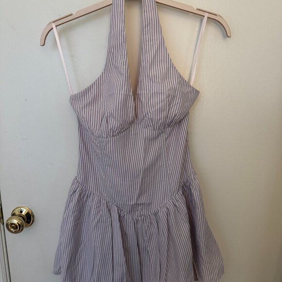 Halter Mini Dress - Picture 2 of 5